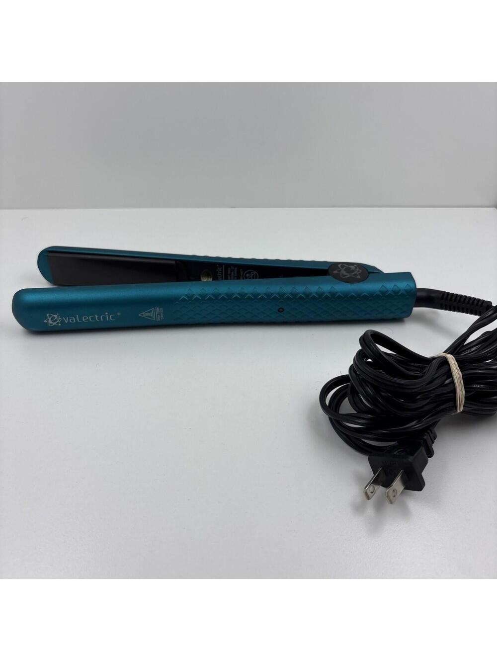 Evalectric Classic Styler Hair Straightener - 1.25" Ceramic Flat Iron - Teal Mz2